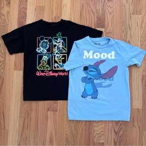 Trendy Disney Boys Tee Bundle Disney Characters & Stitch Size 8 / S 10-12